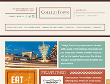 Tablet Screenshot of fsucollegetown.net